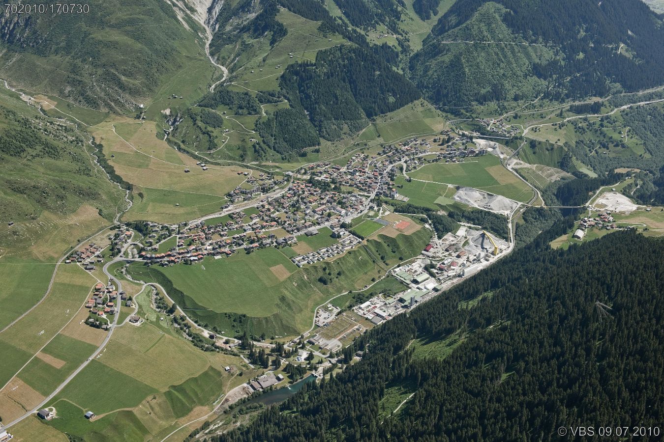 Sedrun, Camischolas, NEAT Baustelle